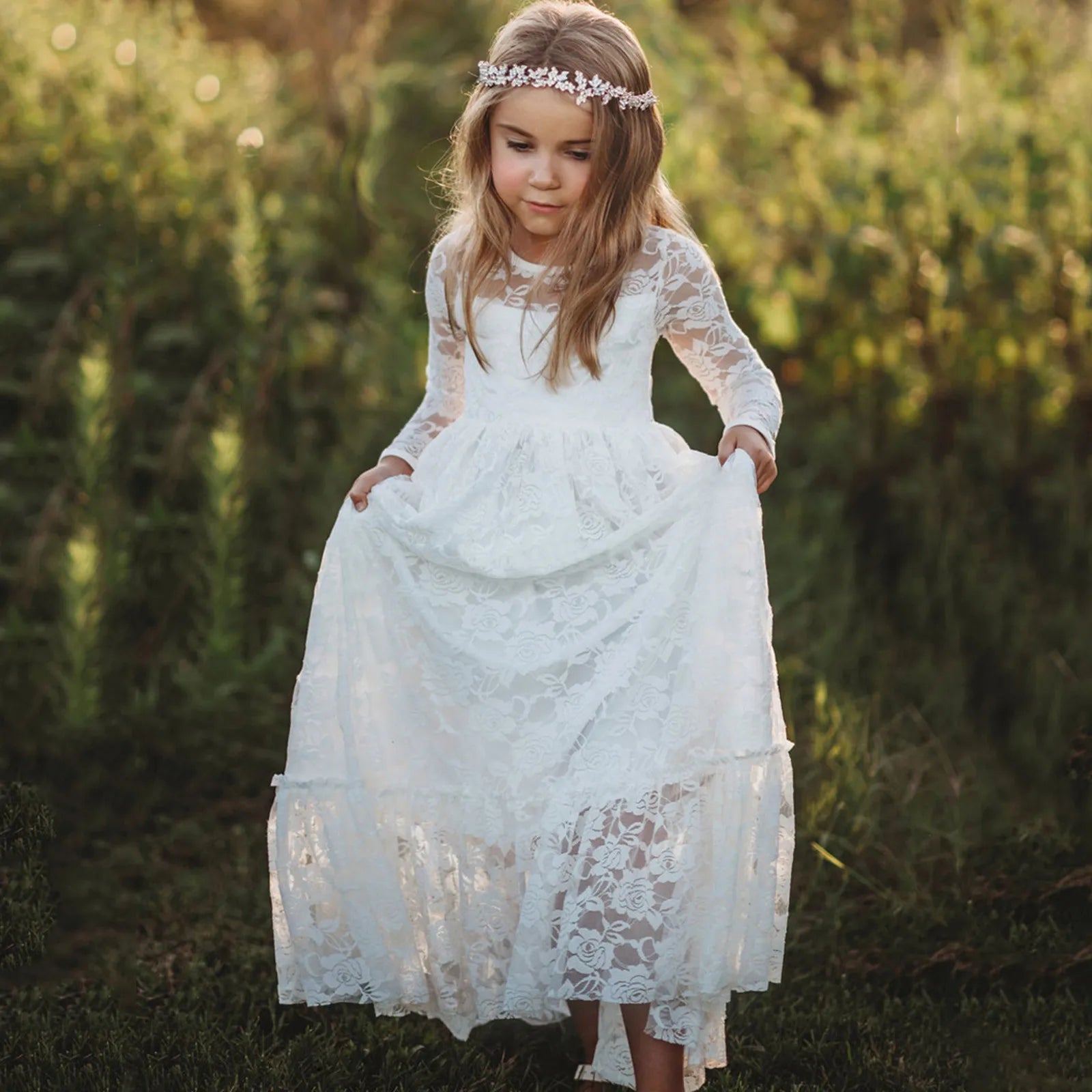 Girls Lace Dress